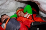 Ночевка в снежной пещере Саша (Kelivan), Таня(HOMSTER)